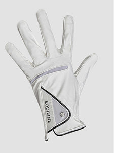 Guanti da equitazione X-Glove Equiline bianchi shop del cavallo