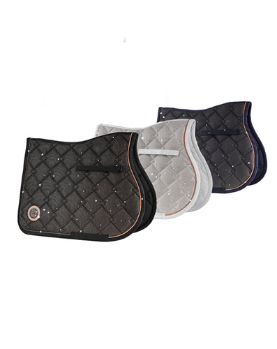 Set Sottosella e Cuffia Lycra Blu - Equestrian Roma - Vendita