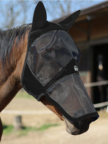 Maschera anti mosche shop del cavallo