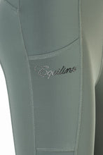 Carica l&#39;immagine nel visualizzatore di Gallery, Leggings da donna &quot;Ediekh&quot; con grip al ginocchio Equiline shop del cavallo
