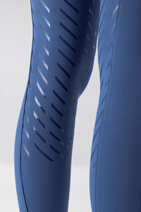 Leggings da donna con grip al ginocchio "Cerberk" indigo blu Equiline shop del cavallo