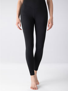 Leggings da donna con grip al ginocchio "Gadrikh Glamour" nero Equiline shop del cavallo