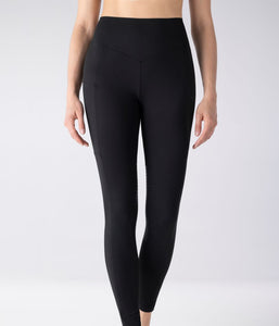 Leggings da donna con grip al ginocchio "Gadrikh Glamour" nero Equiline shop del cavallo