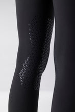 Carica l&#39;immagine nel visualizzatore di Gallery, Leggings da donna con grip al ginocchio &quot;Gadrikh Glamour&quot; nero Equiline shop del cavallo
