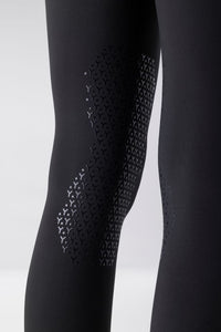 Leggings da donna con grip al ginocchio "Gadrikh Glamour" nero Equiline shop del cavallo