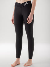 Carica l&#39;immagine nel visualizzatore di Gallery, Leggings da donna &quot;Cibek&quot; nero Equiline shop del cavallo
