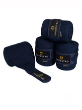 Load image into Gallery viewer, Fasce da riposo (set da 4) navy Equestro shop del cavallo

