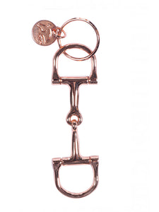 Portachiavi "Bit" rose gold Hkm shop del cavallo