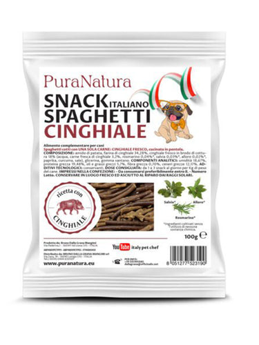 Snack al cinghiale per cani Pura Natura shop del cavallo