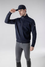 Load image into Gallery viewer, Felpa da uomo blu full zip &quot;Egar&quot; Equiline shop del cavallo
