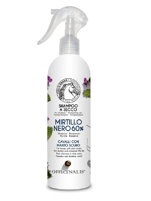 Shampoo a secco mirtillo nero shop del cavallo