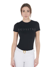 Carica l&#39;immagine nel visualizzatore di Gallery, T-shirt da donna &quot;Silver Diamond&quot; Equestro shop del cavallo
