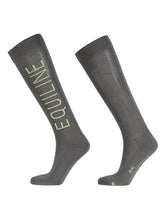 Load image into Gallery viewer, Calzini unisex grigio &quot;Elvie&quot; Equiline shop del cavallo
