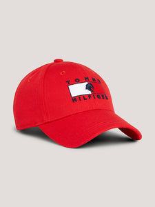 Cappellino "Montereal" waterproof rosso Tommy Hilfiger shop del cavallo