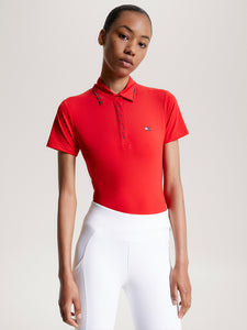 Polo da donna "Harlem" a manica corta rossaTommy Hilfiger shop del cavallo