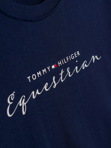T-shirt da donna "Brooklyn" blu Tommy Hilfiger shop del cavallo