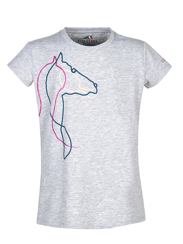 T-shirt da bambina Ziki Equiline shop del cavallo