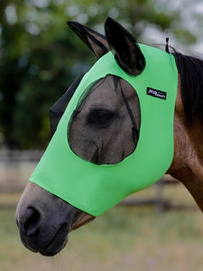 Maschera in lycra antimosche da riposo lime shop del cavallo