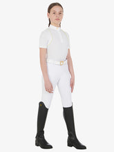 Load image into Gallery viewer, Pantaloni concorso unisex da bambini Equestro dhop del cavallo
