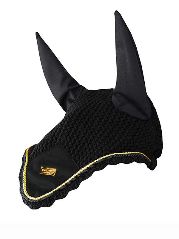 Cuffia black gold Equestrian Stockholm shop del cavallo