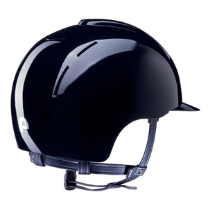 Casco KEP Smart Polish blu visiera stretta shop del cavallo