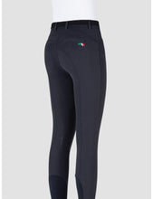 Load image into Gallery viewer, Pantaloni da bambina blu &quot;Jinak&quot; grip al ginocchio shop del cavallo
