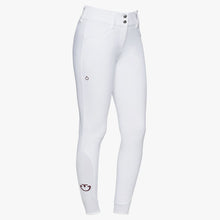 Load image into Gallery viewer, Pantaloni concorso da donna a vita alta grip ginocchio Cavalleria Toscana shop del cavallo
