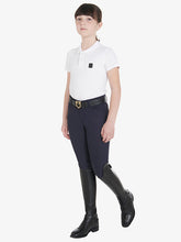 Load image into Gallery viewer, Pantaloni unisex per bambini blu Equestro shop del cavallo
