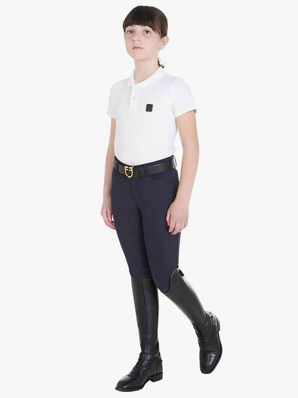 Pantaloni unisex per bambini blu Equestro shop del cavallo