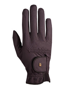 Guanti da equitazione Roeckl-grip marrone plum shop del cavallo