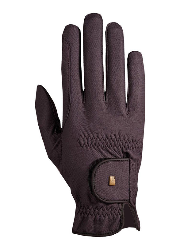 Guanti da equitazione Roeckl-grip marrone plum shop del cavallo