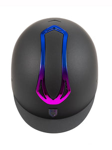 Casco "Azael" nero-fucsia Equestro shop del cavallo