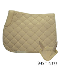 Sottosella con cuffietta modello "Orchidea" Champagne D·ISTINTO shop del cavallo