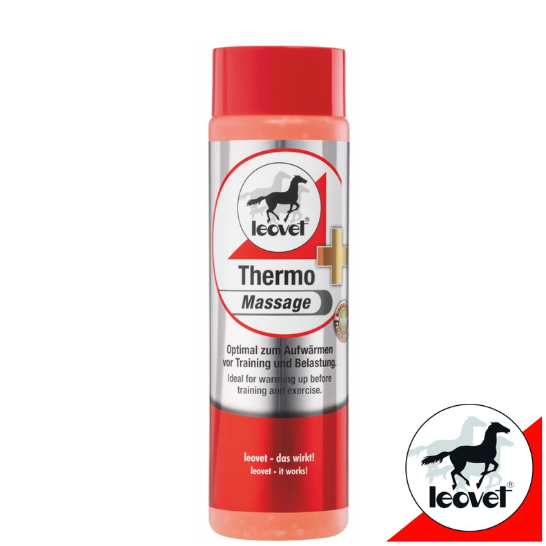 Thermo massage gel riscaldante massaggi leovet shop del cavallo