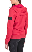Carica l&#39;immagine nel visualizzatore di Gallery, Felpa da donna full zip con cappuccio modello &quot;Caliec&quot; Equiline shop del cavallo
