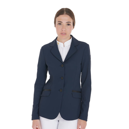 Giacca concorso da donna blu Equestro shop del cavallo