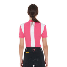 Carica l&#39;immagine nel visualizzatore di Gallery, Polo da donna fucsia Equestro shop del cavallo
