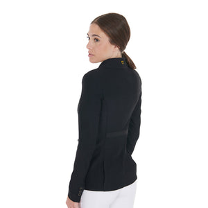 Equestro women's black summer competition jacket