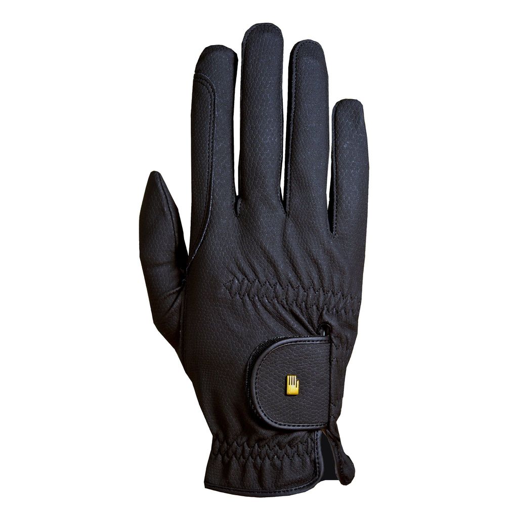 Guanti da equitazione Roeckl-grip nero shop del cavallo