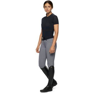 T-shirt in jersey traforato donna shop del cavallo