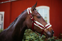 Carica l&#39;immagine nel visualizzatore di Gallery, Capezza Bordeaux Equestrian Stockholm shop del cavallo
