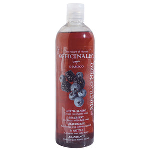 Shampoo al mirtillo nero e more per manti scuri shop del cavallo