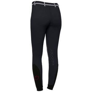 Pantaloni Cavalleria Toscana donna con pois traforati blu shop del cavallo