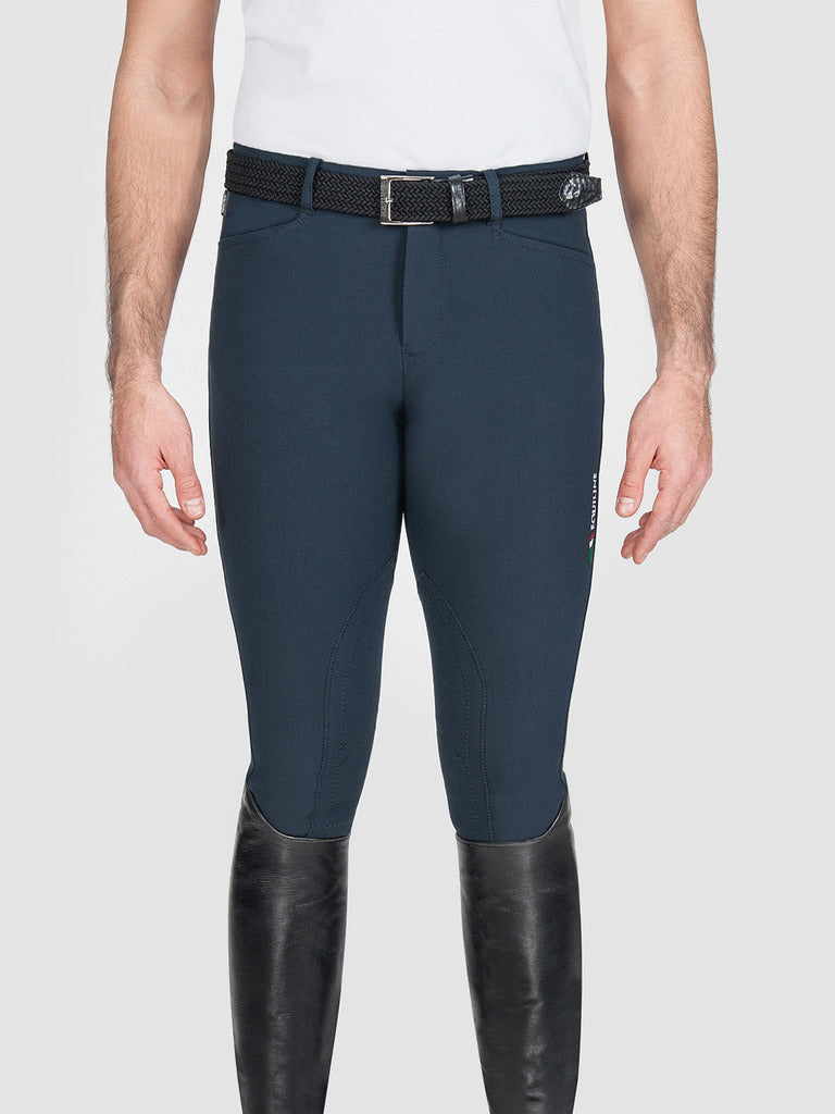 Pantaloni da uomo con toppa al ginocchio Grafton shop del cavallo
