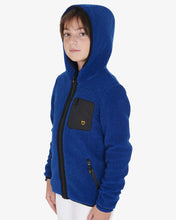 Load image into Gallery viewer, Felpa da bambina con cappuccio modello &quot;Teddy&quot; Equestro shop del cavallo
