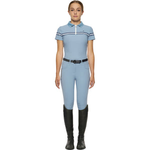 Polo da bambina tempo libero in jersey tecnico shop del cavallo