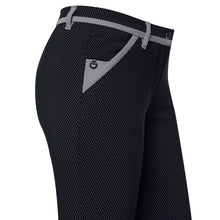 Load image into Gallery viewer, Pantaloni Cavalleria Toscana donna con pois traforati blu shop del cavallo

