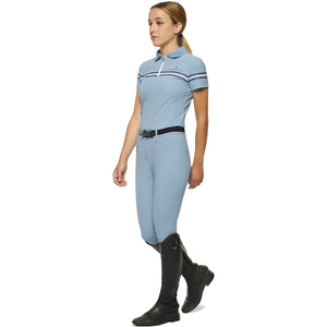 Polo da bambina tempo libero in jersey tecnico shop del cavallo