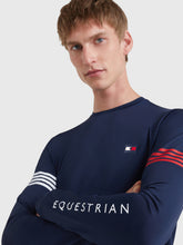 Carica l&#39;immagine nel visualizzatore di Gallery, Maglia da uomo a maniche lunghe Desert Sky performace Tommy Hilfiger shop del cavallo
