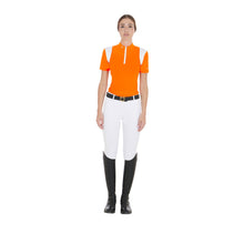 Carica l&#39;immagine nel visualizzatore di Gallery, Polo da donna arancione Equestro shop del cavallo
